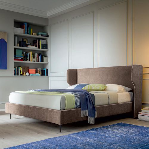 Cama de matrimonio - SPENCER - Felis s.r.l. unipersonale - individual / contemporánea / con cabecero
