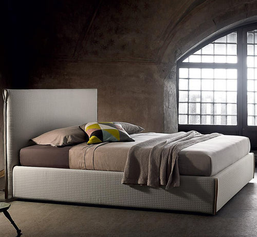 Cama de matrimonio - TIM SOFT - Felis s.r.l. unipersonale - individual / contemporánea / con cabecero