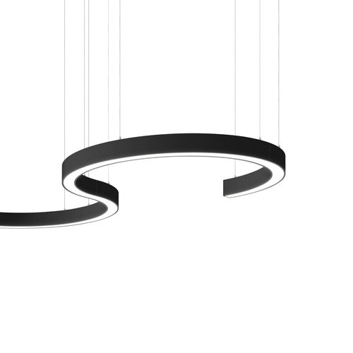 Luminaria suspendida - CONCEPT S 65 D/I - INDELAGUE | ROXO Lighting - LED / lineal / curvada