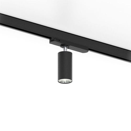 Iluminación de carril LED - ELI 50 SPOT TRACK - INDELAGUE | ROXO Lighting - redonda / cilíndrica / de aluminio extruido