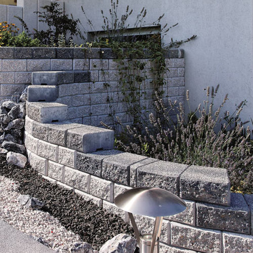 Bloque de hormigón macizo - NOSTALGIE - Heinrich & Boch - ligero / para