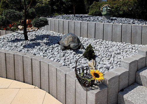 Borde de jardín - ONDINE - Heinrich & Boch - de hormigón / rectangular