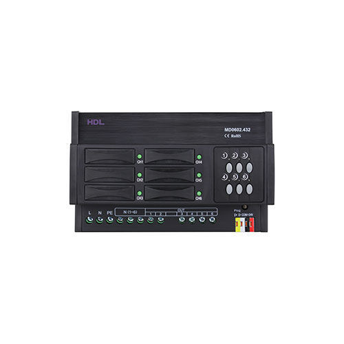 Actuador de conmutación para sistema domótico - MD0602.432 - HDL Automation Co., Ltd - de pared / para uso residencial / para el sector profesional