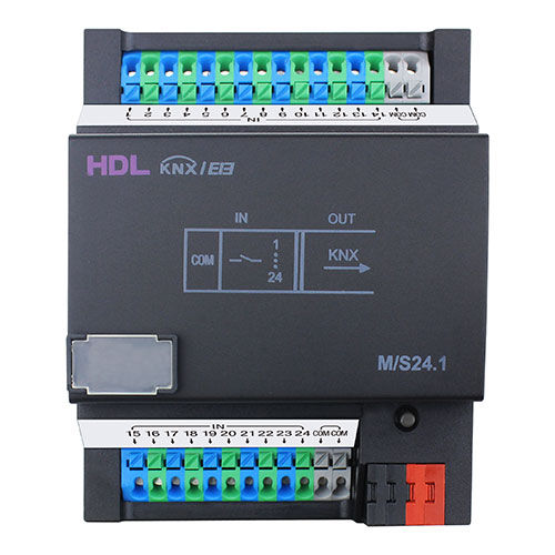 Módulo de control para sistema domótico - M/S24.1 - HDL Automation Co., Ltd - de iluminación / en riel DIN / de interior