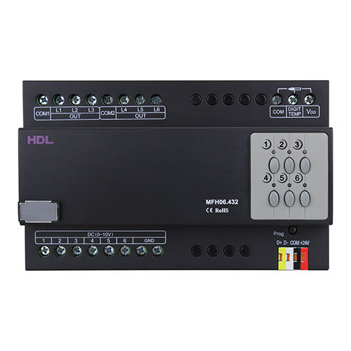 Regulador de calefacción en riel DIN - HDL-MFH06.432 - HDL Automation Co., Ltd - para calefacción por suelo radiante