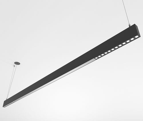 Luminaria suspendida - ORIS SLIM PRO COMBI MICROPRISMATIC+LOW GLARE - Brilumen - LED / lineal / IP40