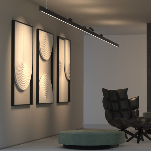 Iluminación de carril 48 V - APALIS D/I - Brilumen - LED / cilíndrica / de aluminio