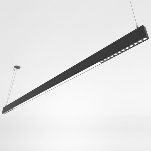 Luminaria suspendida - ORIS SLIM PRO COMBI OPAL+LOW GLARE - Brilumen - LED / lineal / IP40