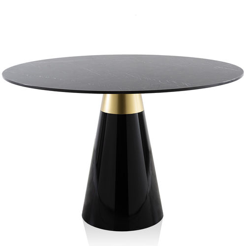 Mesa contemporánea - JAR-BI - Vela Arredamenti - de acero pintado / con base de acero / redonda