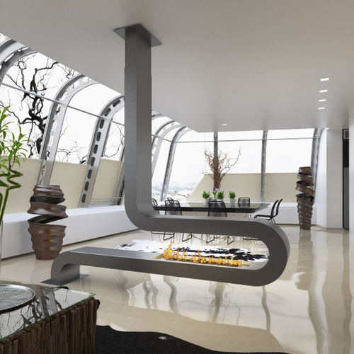 Chimenea de bioetanol - ESSE - CL Design - de gas / de diseño original