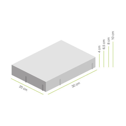 Adoquín de hormigón - ECOGRANIC®: 30×20 - PVT - transitable / para espacio público / de material reciclado