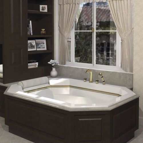 Bañera para vivienda - Diamant - WATERGAME COMPANY - de uso profesional / de composite / contemporánea