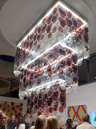 lámpara araña contemporánea - veveglass
