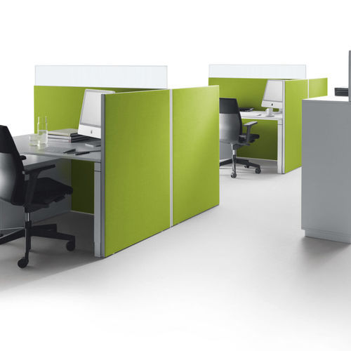 Separador para oficina de suelo - DECATO - PREFORM GmbH - de tejido / de metal / modular