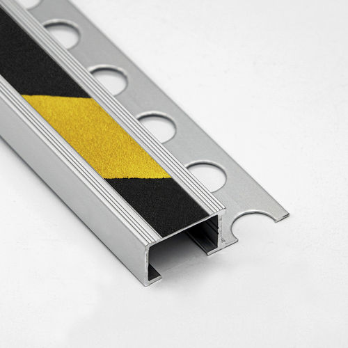 Perfil de acabado de aluminio - 14X25 - ALUMACER® - para escalones / esquinero / rectangular