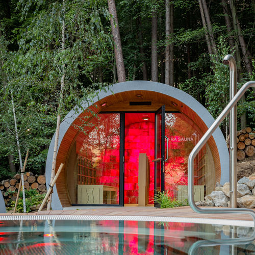 Sauna baño turco - ECLIPSE XL IR - Alpha Wellness - para uso