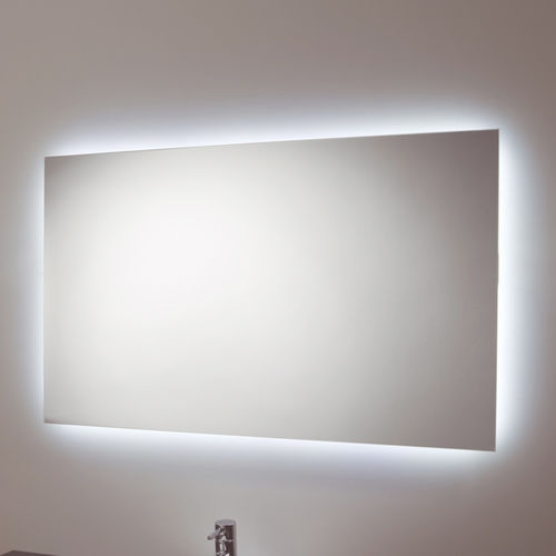 Espejo para baño de pared - E76 - Uraldi - contemporáneo / rectangular