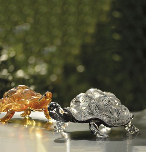 Escultura de cristal - GIANT TORTOISES - Duccio di Segna srl - para el sector profesional
