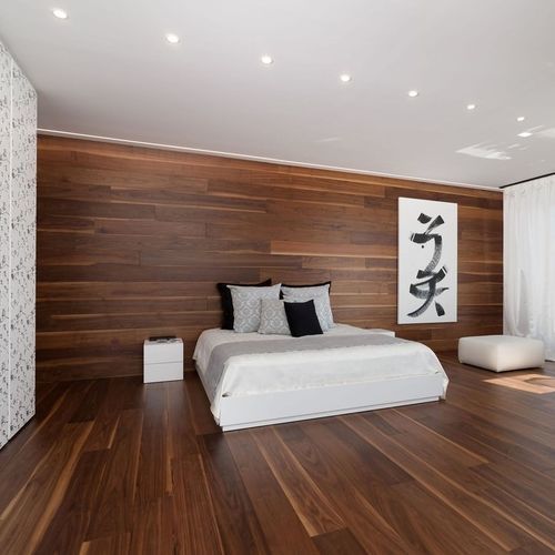 Parquet multicapa - CA' SETTE SOFT - FOGLIE D'ORO BY LATIFOGLIA - de nogal americano / cubierta de barco / pulido