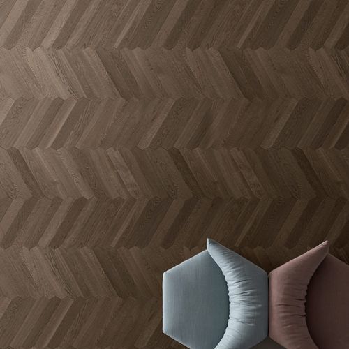 Parquet multicapa - JAZZ CA' NARDI - FOGLIE D'ORO BY LATIFOGLIA - de roble / espina de pescado / barnizado