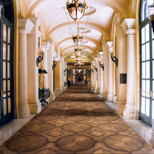 Parquet multicapa - HERITAGE DOGE - FOGLIE D'ORO BY LATIFOGLIA - de roble / de nogal / de nogal americano