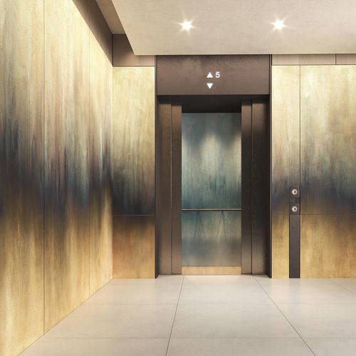 Panel decorativo para interiores - LAMIERA FIAMMATA - Tecnografica Italian Wallcoverings - de pared / de revestimiento / ligero