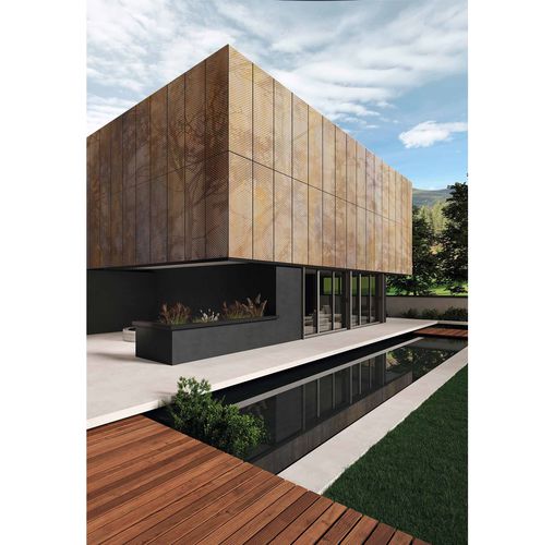 Panel para fachada ventilada - TRACCE VIVENTI - Tecnografica Italian Wallcoverings - de revestimiento / ligero / resistente a las inclemencias