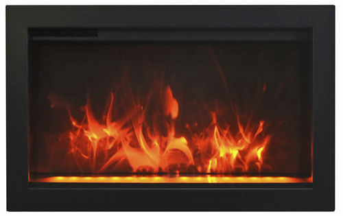 Chimenea eléctrica - TRD 26 - Amantii - contemporánea / hogar cerrado