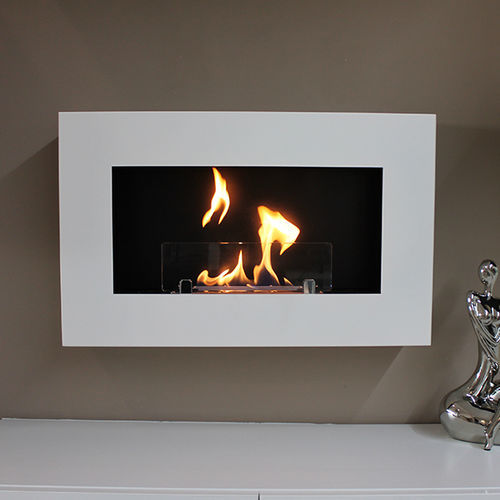 Chimenea de bioetanol - MICHELANGELO - bioKamino - adosada / de pared / sin conducto