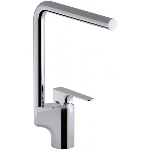 Grifo monomando de repisa - ALEO+: E72358 - JACOB DELAFON - de metal cromado / para cocina / con 1 orificio