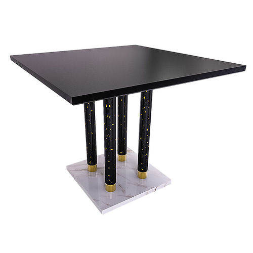 Mesa contemporánea - PANTHEON - DEFONTES - de mármol / cuadrada / para restaurante