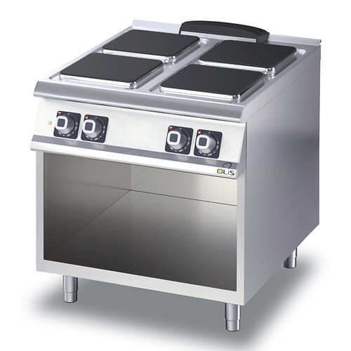Parrilla de gas - D74/10CEPQ - Olis Ali Group S.r.l. - de suelo / profesional / de acero inoxidable