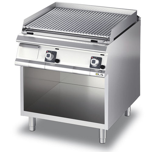 Parrilla eléctrica - D74/10PLGP - Olis Ali Group S.r.l. - de suelo / profesional / de acero inoxidable