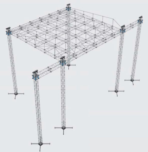 Sistema de tejado de metal - SPI studio progetti innovazioni di Faggiotto Elberino - modular / de perfiles metálicos / para eventos