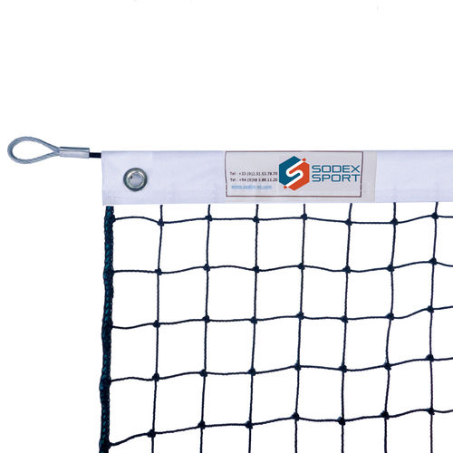Red de tenis de PEAD - S25820 - SODEX SPORT - negra / 2 mm / de competición