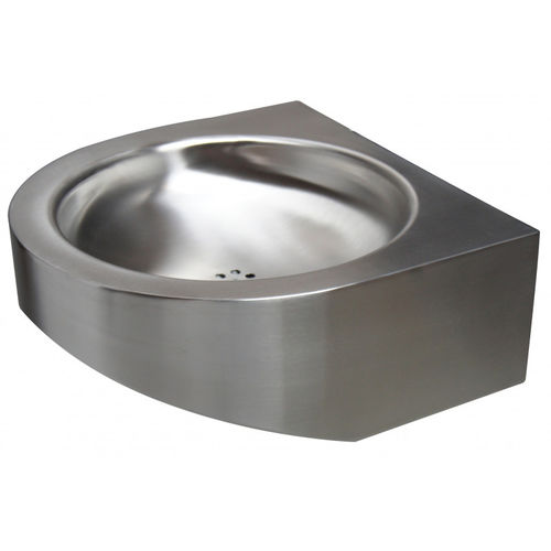 Lavabo suspendido - LM-110 series - SUPRATECH - de acero inoxidable / para personas con movilidad reducida / sin orificio