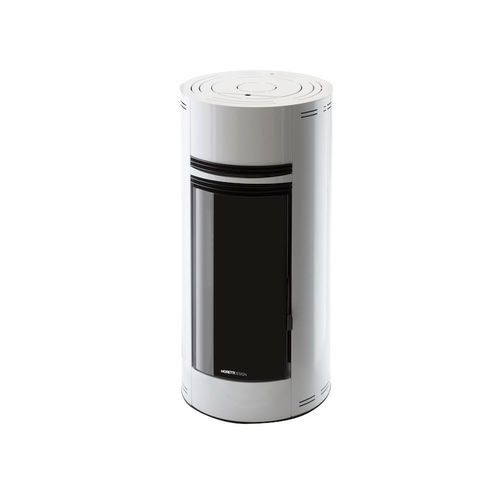 Termoestufa de pellets - AQUA 11  - Moretti Design Gruppo - contemporánea / de metal / de loza