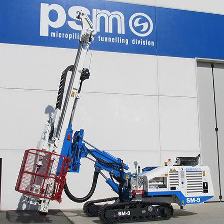 Perforadora con motor diésel - SM-9  - SOILMEC S.P.A. - DTH / para obra de construcción / con orugas