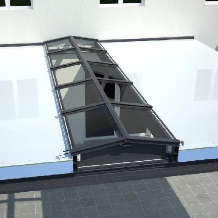 Cobertura para pérgola de vidrio - ASTRAL SKYLIGHT - ESPACE LOUNGE - para uso residencial