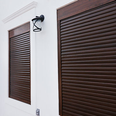 Persiana exterior - BLOCKALUM -39 - Persax - de aluminio / para ventana / de seguridad
