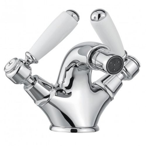 Grifo bimando para bidé - BDM-MBR-310-W - BAGNODESIGN - de repisa / de metal cromado / de baño