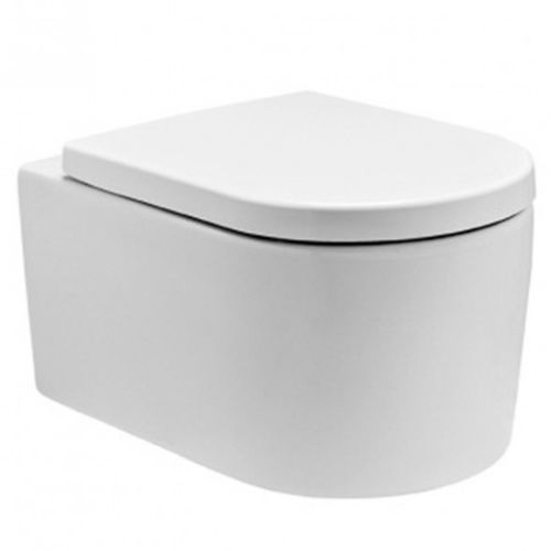 Inodoro suspendido - BDS-COR-B350-WH - BAGNODESIGN - de cerámica / moderno