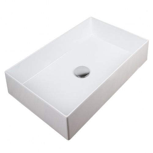Lavabo sobre mueble - BDS-STR-702 - BAGNODESIGN - de cerámica / rectangular / contemporáneo