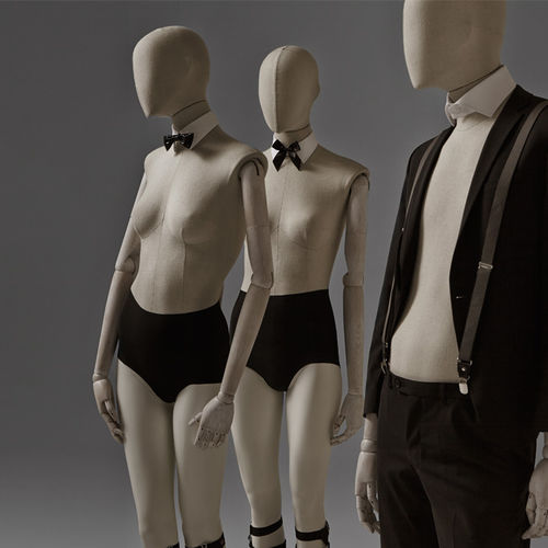 Maniquí mujer - HANS BOODT MANNEQUINS - abstracto / de tejido / sedente