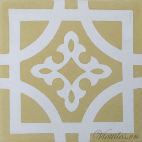 Baldosa hidráulica de interior - V15-12 - Viet Tiles Corporation - para suelo / de pared / con motivos geométricos