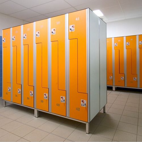 Taquilla de vestuario de HPL - JLF-L-074 - Guangdong Yuhua Building Materials Co.,Ltd. - para instalación deportiva