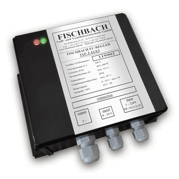 Regulador de velocidad para ventilación - EC - Fischbach Luft- und Ventilatorentechnik GmbH