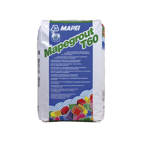 Mortero de reparación - MAPEGROUT T60 - MAPEI GB - para hormigón / hidráulico / de cemento