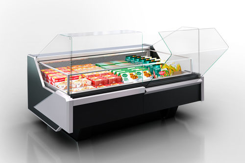 Vitrina refrigerada mostrador - MISSOURI ENIGMA MC 122 LT OS/SELF M - Hitline - para comercio / negra / de metal