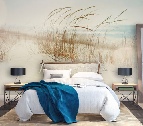 Papel pintado contemporáneo - DUNE - LÉ PAPIERS DE NINON - con motivos de la naturaleza / panorámico / con motivos estampados